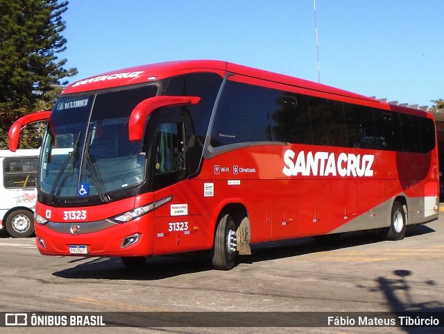 Viação Santa Cruz 31323 na cidade de Três Corações, Minas Gerais, Brasil, por Fábio Mateus Tibúrcio. Número da foto: #13199473.