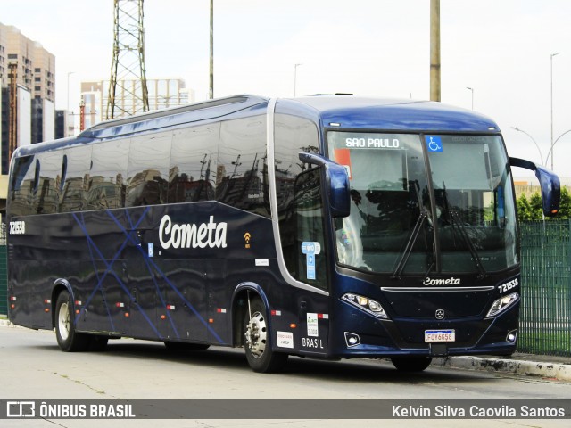 Viação Cometa 721538 na cidade de São Paulo, São Paulo, Brasil, por Kelvin Silva Caovila Santos. Número da foto: #13201468.