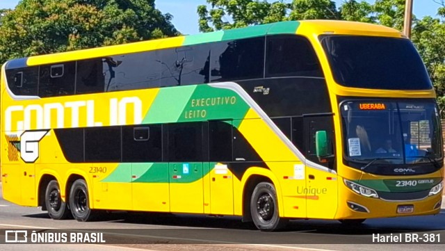 Empresa Gontijo de Transportes 23140 na cidade de Betim, Minas Gerais, Brasil, por Hariel BR-381. Número da foto: #13200474.