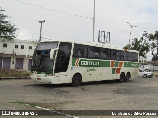 Empresa Gontijo de Transportes 20195 na cidade de Caruaru, Pernambuco, Brasil, por Lenilson da Silva Pessoa. Número da foto: #13200918.