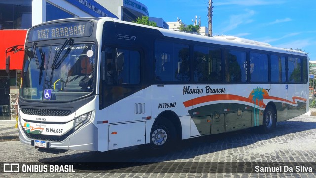 Viação Montes Brancos RJ 196.067 na cidade de Araruama, Rio de Janeiro, Brasil, por Samuel Da Silva. Número da foto: #13201249.