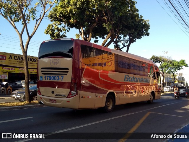 Auto Viação Goianésia 179003-7 na cidade de Goiânia, Goiás, Brasil, por Afonso de Sousa. Número da foto: #13199363.