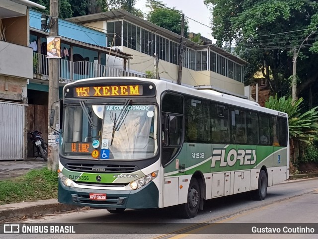 Transportes Flores RJ128.356 na cidade de Duque de Caxias, Rio de Janeiro, Brasil, por Gustavo Coutinho. Número da foto: #13199414.