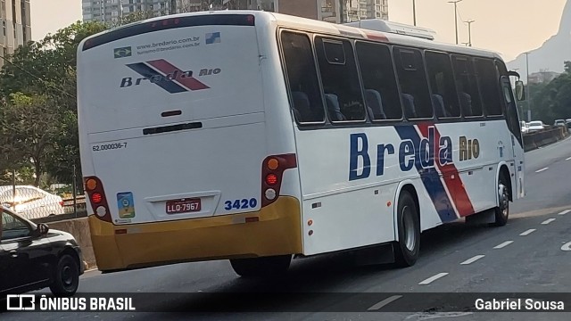 Breda Rio 3420 na cidade de Rio de Janeiro, Rio de Janeiro, Brasil, por Gabriel Sousa. Número da foto: #13200349.