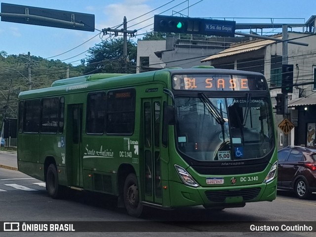 Transportes Santo Antônio DC 3.140 na cidade de Duque de Caxias, Rio de Janeiro, Brasil, por Gustavo Coutinho. Número da foto: #13199411.