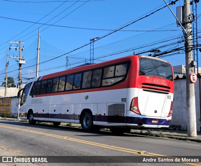 Viação Piracicabana 1833 na cidade de Santo André, São Paulo, Brasil, por Andre Santos de Moraes. Número da foto: #13201846.