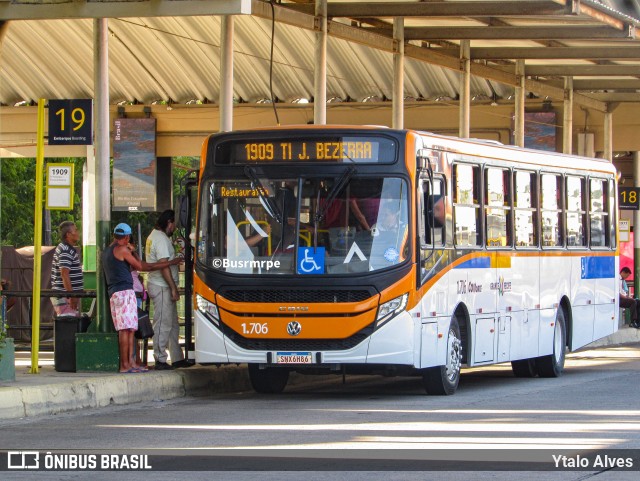Itamaracá Transportes 1.706 na cidade de Paulista, Pernambuco, Brasil, por Ytalo Alves. Número da foto: #13200642.