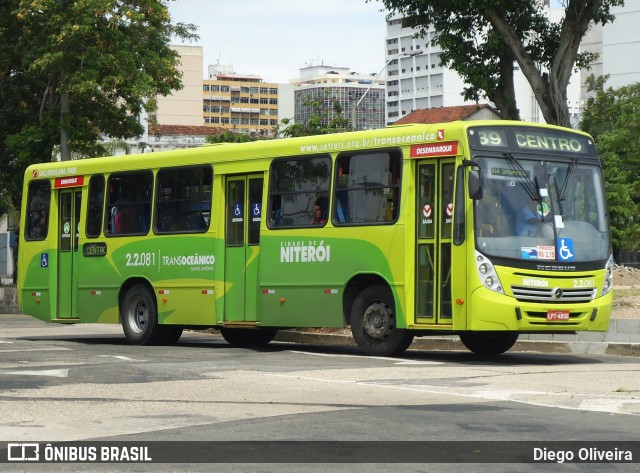Santo Antônio Transportes Niterói 2.2.081 na cidade de Niterói, Rio de Janeiro, Brasil, por Diego Oliveira. Número da foto: #13199237.
