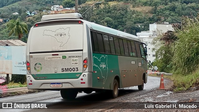 CBTour Turismo e Fretamento SM003 na cidade de Seara, Santa Catarina, Brasil, por Luís Gabriel H. Macedo. Número da foto: #13201114.