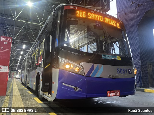 Next Mobilidade - ABC Sistema de Transporte 8051 na cidade de São Bernardo do Campo, São Paulo, Brasil, por Kauã Saantos. Número da foto: #13201667.