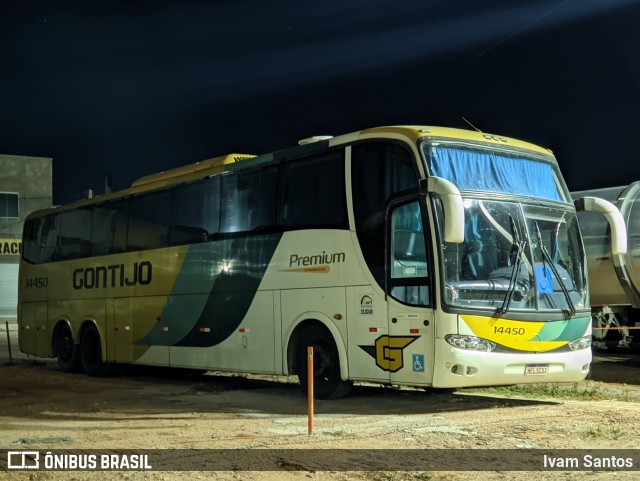 Empresa Gontijo de Transportes 14450 na cidade de Barro, Ceará, Brasil, por Ivam Santos. Número da foto: #13201905.