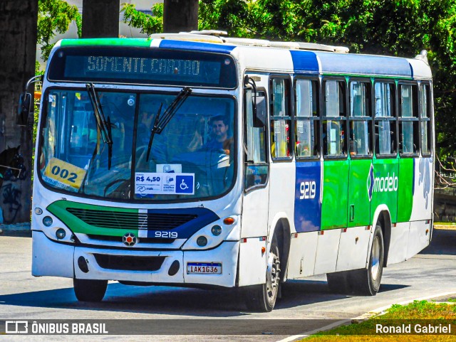 Viação Modelo 9219 na cidade de Aracaju, Sergipe, Brasil, por Ronald Gabriel. Número da foto: #13200380.