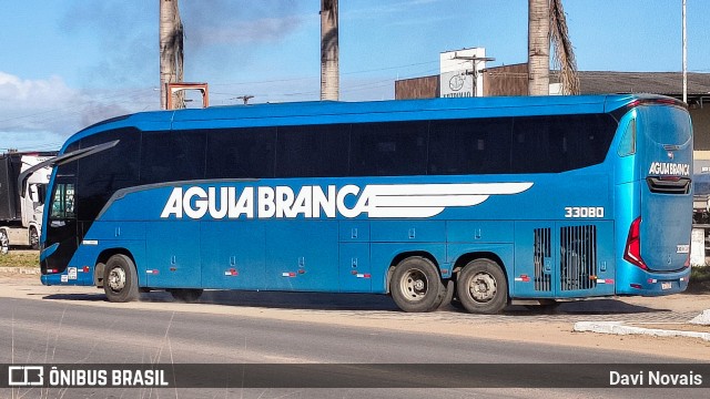 Viação Águia Branca 33080 na cidade de Teixeira de Freitas, Bahia, Brasil, por Davi Novais. Número da foto: #13199344.