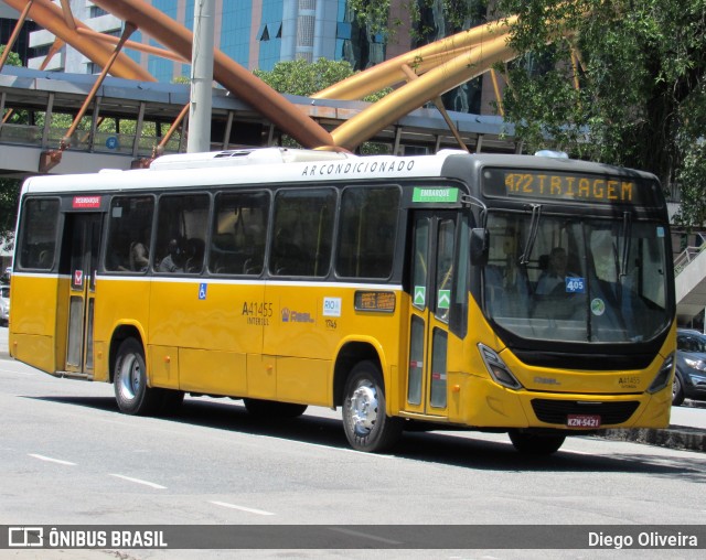 Real Auto Ônibus A41455 na cidade de Rio de Janeiro, Rio de Janeiro, Brasil, por Diego Oliveira. Número da foto: #13199265.