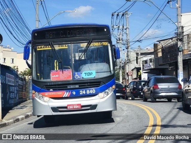 Empresa de Transportes e Turismo Carapicuiba 24.840 na cidade de Carapicuíba, São Paulo, Brasil, por David Macedo Rocha. Número da foto: #13202057.