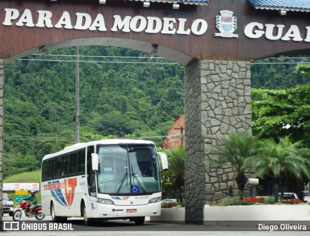 Viação Teresópolis RJ 203.054 na cidade de Guapimirim, Rio de Janeiro, Brasil, por Diego Oliveira. Número da foto: #13199239.