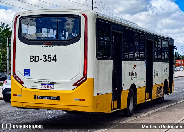 Belém Rio Transportes BD-354 na cidade de Belém, Pará, Brasil, por Matheus Rodrigues. Número da foto: #13200372.
