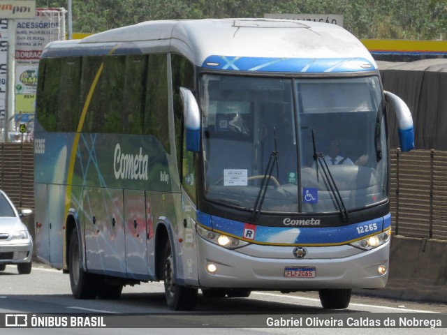 Viação Cometa 12265 na cidade de Aparecida, São Paulo, Brasil, por Gabriel Oliveira Caldas da Nobrega. Número da foto: #13200330.
