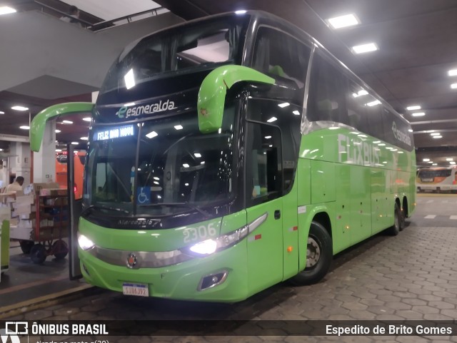 Viação Esmeralda Transportes 2306 na cidade de Belo Horizonte, Minas Gerais, Brasil, por Espedito de Brito Gomes. Número da foto: #13201863.