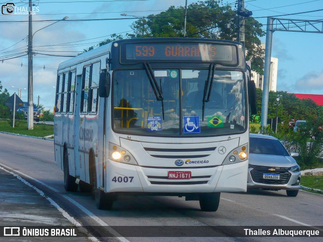 Empresa de Transportes Nossa Senhora da Conceição 4007 na cidade de Natal, Rio Grande do Norte, Brasil, por Thalles Albuquerque. Número da foto: #13199569.