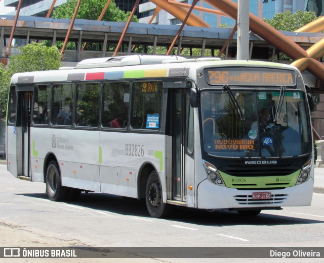 Viação Pavunense B32826 na cidade de Rio de Janeiro, Rio de Janeiro, Brasil, por Diego Oliveira. Número da foto: #13199250.