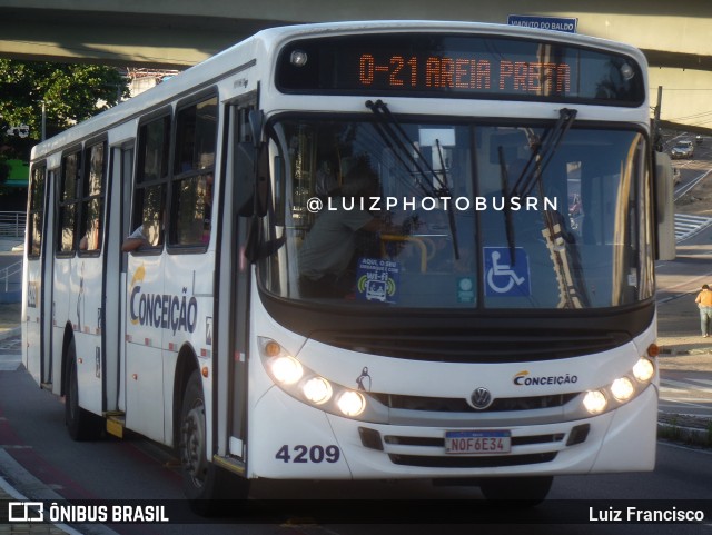 Empresa de Transportes Nossa Senhora da Conceição 4209 na cidade de Natal, Rio Grande do Norte, Brasil, por Luiz Francisco. Número da foto: #13201945.
