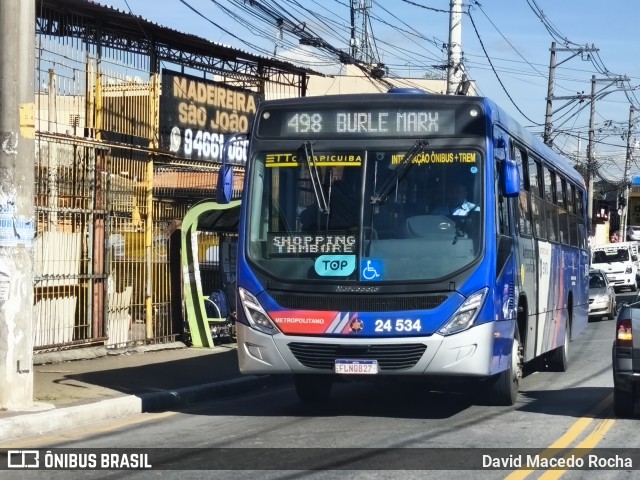 Empresa de Transportes e Turismo Carapicuiba 24.534 na cidade de Carapicuíba, São Paulo, Brasil, por David Macedo Rocha. Número da foto: #13202071.
