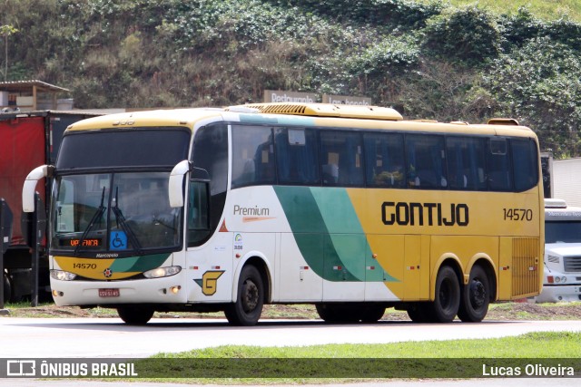 Empresa Gontijo de Transportes 14570 na cidade de Muriaé, Minas Gerais, Brasil, por Lucas Oliveira. Número da foto: #13200205.