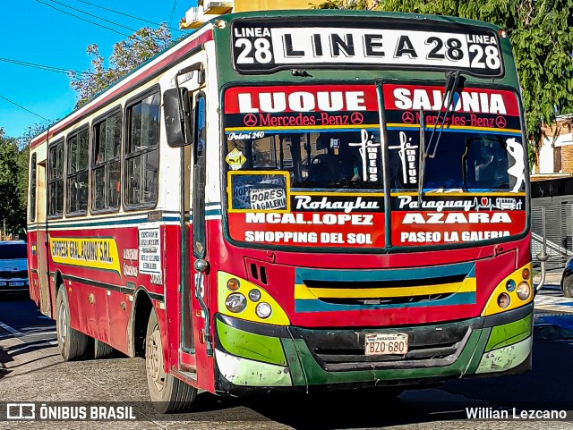 Empresa Gral Aquino SRL - Línea 28 53 na cidade de Asunción, Paraguai, por Willian Lezcano. Número da foto: #13200265.