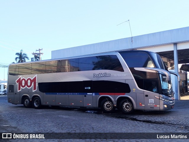 Auto Viação 1001 RJ 108.1136 na cidade de Campos dos Goytacazes, Rio de Janeiro, Brasil, por Lucas Martins. Número da foto: #13199812.