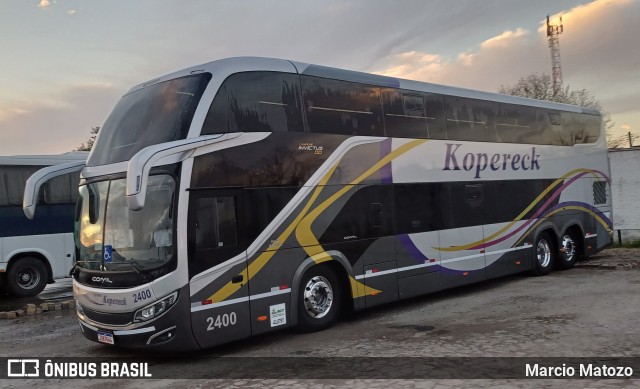 Kopereck Turismo 2400 na cidade de Rio Grande, Rio Grande do Sul, Brasil, por Marcio Matozo. Número da foto: #13200312.