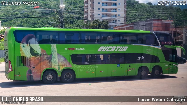 Eucatur - Empresa União Cascavel de Transportes e Turismo 5825 na cidade de Itapema, Santa Catarina, Brasil, por Lucas Weber Calizario. Número da foto: #13201167.
