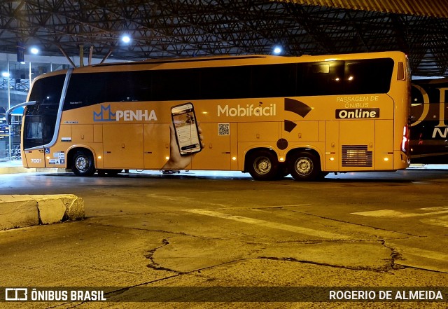 Empresa de Ônibus Nossa Senhora da Penha 7001 na cidade de Maringá, Paraná, Brasil, por ROGERIO DE ALMEIDA. Número da foto: #13201029.