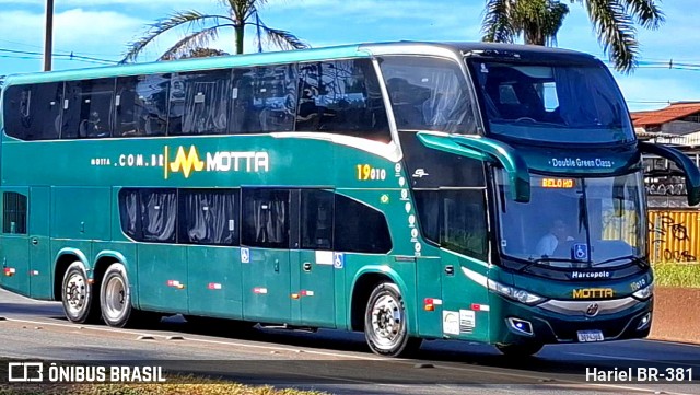 Viação Motta 19010 na cidade de Betim, Minas Gerais, Brasil, por Hariel BR-381. Número da foto: #13200491.