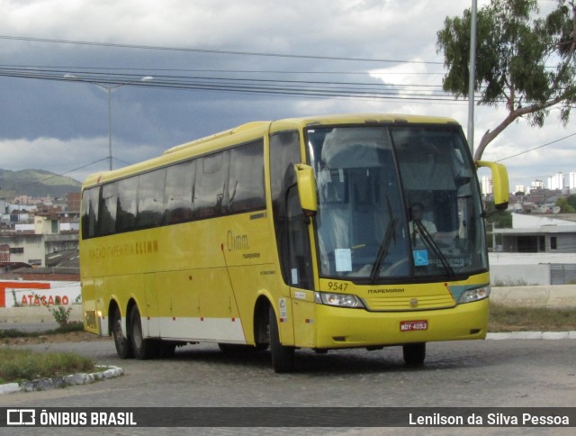 Viação Itapemirim 9547 na cidade de Caruaru, Pernambuco, Brasil, por Lenilson da Silva Pessoa. Número da foto: #13200847.