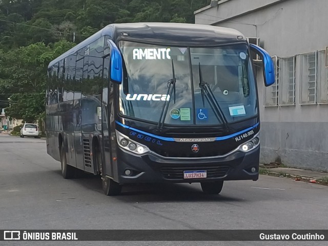 Fácil Transportes e Turismo RJ 140.005 na cidade de Duque de Caxias, Rio de Janeiro, Brasil, por Gustavo Coutinho. Número da foto: #13199410.