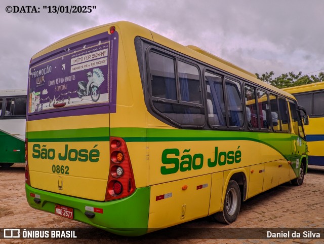 Empresa Viação São José 0862 na cidade de Caruaru, Pernambuco, Brasil, por Daniel da Silva. Número da foto: #13199413.