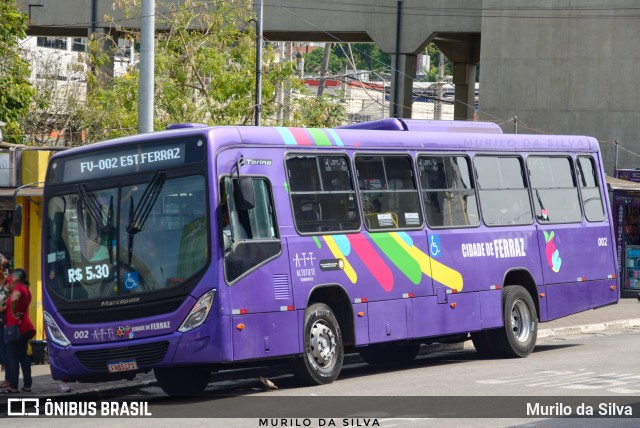 ATT - Alto Tietê Transportes Ferraz de Vasconcelos 002 na cidade de Ferraz de Vasconcelos, São Paulo, Brasil, por Murilo da Silva. Número da foto: #13200967.