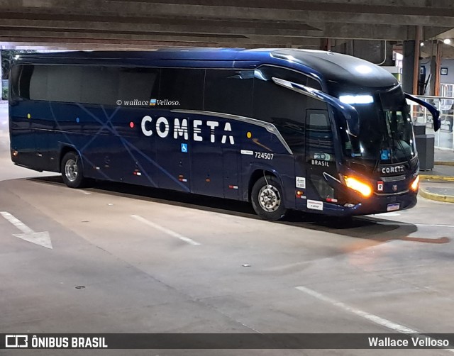 Viação Cometa 724507 na cidade de Campinas, São Paulo, Brasil, por Wallace Velloso. Número da foto: #13202012.