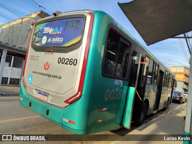 Auto Viação Urubupungá 00260 na cidade de Osasco, São Paulo, Brasil, por Lucas Kevin. Número da foto: #13202386.
