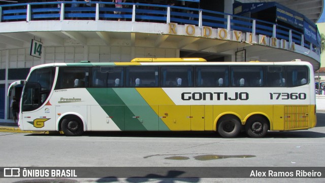Empresa Gontijo de Transportes 17360 na cidade de Aparecida, São Paulo, Brasil, por Alex Ramos Ribeiro. Número da foto: #13204643.