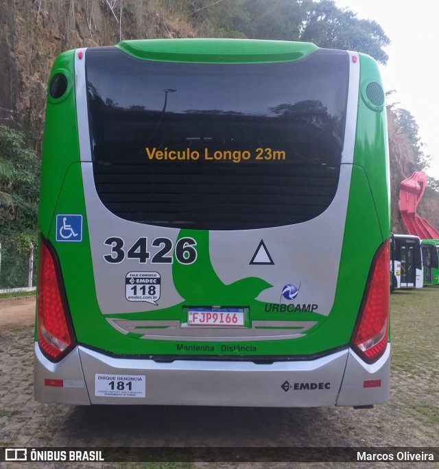 VB Transportes e Turismo 3426 na cidade de Campinas, São Paulo, Brasil, por Marcos Oliveira. Número da foto: #13203614.