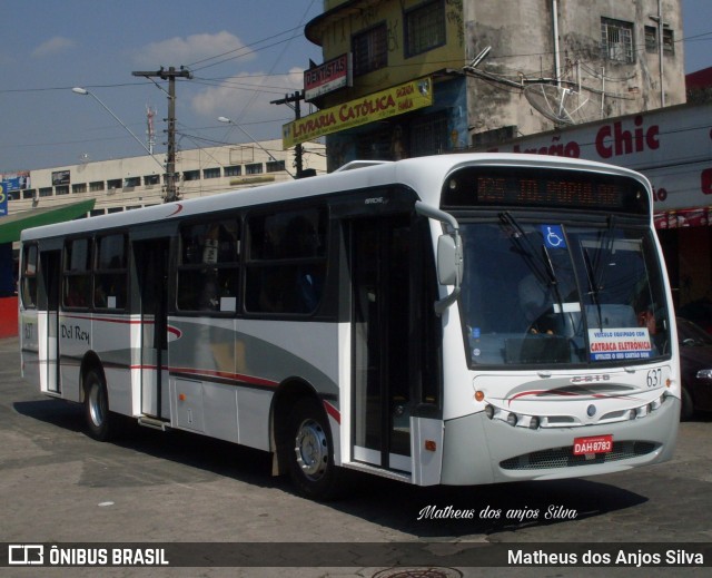 Del Rey Transportes 637 na cidade de Carapicuíba, São Paulo, Brasil, por Matheus dos Anjos Silva. Número da foto: #13203684.