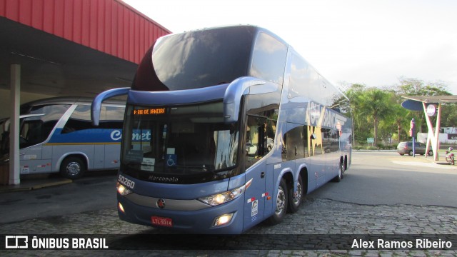 Viação Águia Branca 50260 na cidade de Guaratinguetá, São Paulo, Brasil, por Alex Ramos Ribeiro. Número da foto: #13204547.