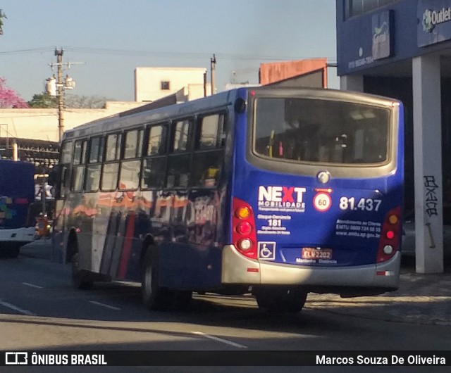 Next Mobilidade - ABC Sistema de Transporte 81.437 na cidade de São Bernardo do Campo, São Paulo, Brasil, por Marcos Souza De Oliveira. Número da foto: #13204350.