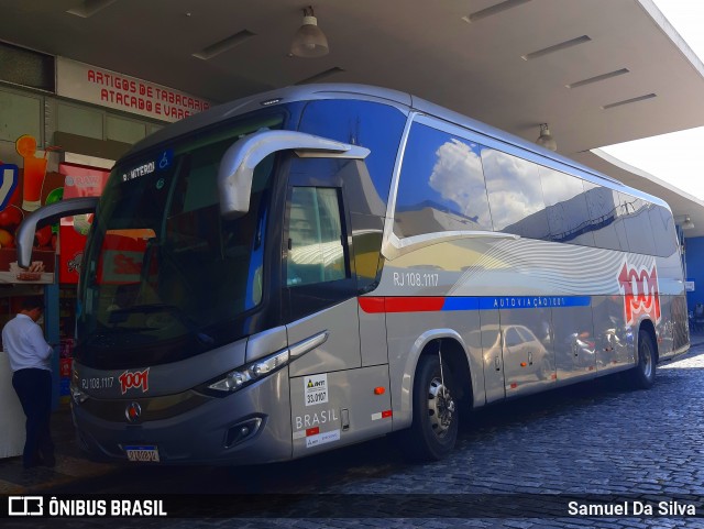 Auto Viação 1001 RJ 108.1117 na cidade de Araruama, Rio de Janeiro, Brasil, por Samuel Da Silva. Número da foto: #13202987.