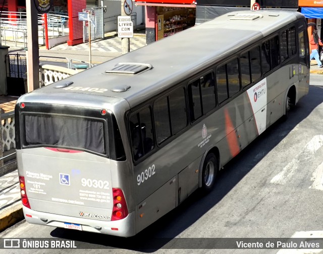 Empresa de Ônibus Pássaro Marron 90.302 na cidade de Aparecida, São Paulo, Brasil, por Vicente de Paulo Alves. Número da foto: #13202140.