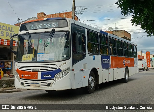 Capital Transportes 8330 na cidade de Aracaju, Sergipe, Brasil, por Gladyston Santana Correia. Número da foto: #13203800.