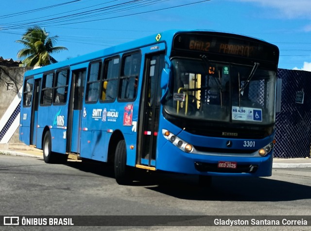 VRS - Viação Roberto Santana 3301 na cidade de Aracaju, Sergipe, Brasil, por Gladyston Santana Correia. Número da foto: #13203828.