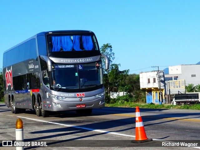 Auto Viação 1001 RJ 108.1140 na cidade de Casimiro de Abreu, Rio de Janeiro, Brasil, por Richard Wagner. Número da foto: #13203515.
